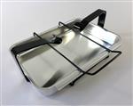 grill parts: Grease Catch Pan with Mounting Holding Bracket (9in. x 7-1/4in. x 3in.) (image #4)
