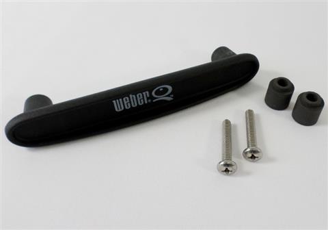 grill parts: Weber Q Lid Handle With Spacers (Model Years 2013 And Older) THIS PART IS NO LONGER AVAILABLE