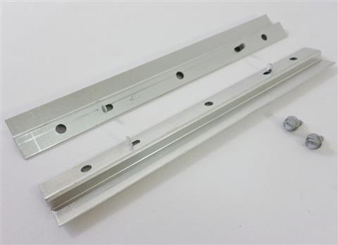 grill parts: Catch Pan Support Rails - 2pc. Set - (9-1/8in.)