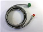 grill parts: Propane Adapter Hose - Stainless Steel Overbraid - (14ft.) (image #3)