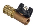 grill parts: Quick Connect Fitting - On/Off Ball Valve - 1/2in. Fitting (image #3)