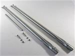 Grill Burners Grill Parts: Tube Burner and Flame Crossover Set - 3pc. - Stainless Steel