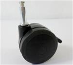 grill parts: Locking Swivel Caster With Mounting Post, Broil King Baron (image #1)