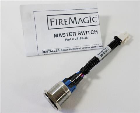 grill parts: FireMagic "Lighted" Master Shut Off Switch, Echelon Diamond And Aurora