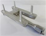 grill parts: 14-1/2" X 6" Cast Stainless "E" Burner, FireMagic Aurora A430 And A540  (image #1)