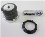 grill parts: "AA" Push Button/Battery Cap and Lock Ring, Genesis 300 Series Model Years 2011-2016  (image #1)