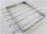 Weber Grill Parts: Kabob Skewers and Collapsible Spit - Stainless Steel - (7pc. Set)