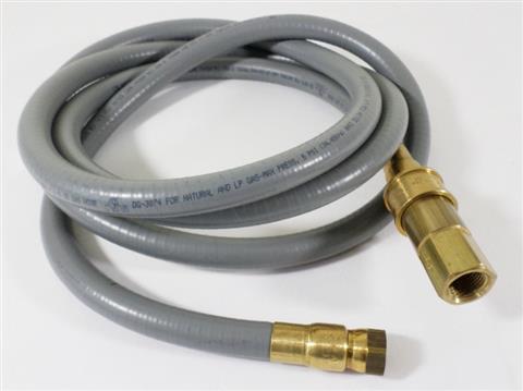 grill parts: 10 Foot Long 1/2" Natural Gas Hose With 1/2" Quick Disconnect