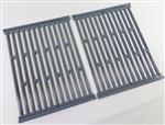 grill parts: Stamped Steel Porcelain Coated Cooking Grate Set - 2pc. - (22-3/4in. x 15in.) (image #2)