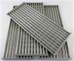 Kenmore Grill Parts: 18-3/8" X 31" Four Section Infrared Slotted Stamped Stainless Cooking Grate Set