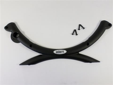 grill parts: "Front" Leg Frame, Q1000/1200 (Model Years 2014 and Newer)
