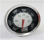 grill parts: "Oval" Temperature Gauge, Q1200/2200 (Model Years 2014 and Newer) (image #1)