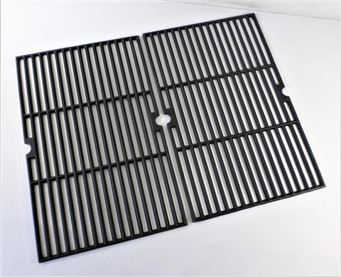 grill parts: Cooking Grate - Two Pc. Cast Iron - (24-3/4in. x 19-3/16in.)