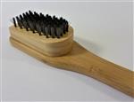 grill parts: Grill Brush - 18in. Bamboo Handle - Angled Bristle Head (image #2)