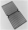 grill parts: 17-5/8" X 8-7/8" Porcelain Coated "Gloss Finish" Cast Iron Cooking Grate (image #1)