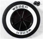 Weber Spirit E310, E320, 700 & Weber 900 Grill Parts: Weber Kettle Wheel - (6in. Dia.)