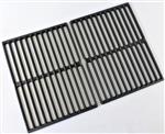 Weber Silver A & E-210 Grill Parts: Cast Iron Cooking Grate Set - 2pc. - (22-3/4in. x 15in.)