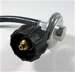 Gas Lines, Hoses & Regulators Grill Parts: Propane Regulator and Single Hose Assy. (24in.) #65941