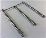 Weber Grill Parts: Natural Gas Tube Burner and Flame Crossover Set - 4pc. - Stainless Steel