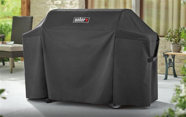 grill parts: Premium BBQ Grill Cover - Weber Genesis - (65in. x 25in. x 44-1/2in.) 
