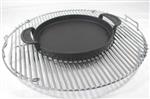 grill parts: Cast Iron Griddle - Porcelain Enamel finish - (15in. x 12in. x 2in.) (image #3)