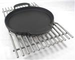 grill parts: Summit 400/600 Cooking Grate *With Cut Out* For "Gourmet BBQ System" Accessories (Model Years 2007 And Newer) (image #3)