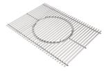 grill parts: Gourmet BBQ System Cooking Grate Set - 3pc. - Stainless Steel - (23-3/4in. x 17-1/2in.) (image #2)