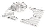 Weber Genesis Platinum B & C (2005+) Grill Parts: Gourmet BBQ System Cooking Grate Set - 3pc. - Stainless Steel - (23-3/4in. x 17-1/2in.)
