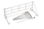 grill parts: Stainless Steel Rack And Skewer Set, Weber "Elevations Tiered Cooking System"  NO LONGER AVAILABLE (image #1)