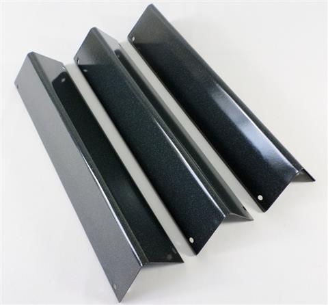grill parts: Flavorizer Bar Set - 3pc. - Porcelain Coated Steel - (15-1/4in.)
