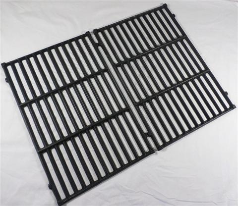 grill parts: Cast Iron Cooking Grate Set - 2pc. - (23-3/4in. x 17-1/2in.)