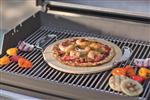 grill parts: BBQ Pizza Stone with Chrome Carry Rack - (16in. x 13-3/8in. x 2in.) (image #4)