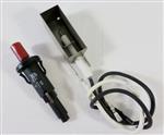 Weber Silver A & E-210 Grill Parts: Push Button Ignitor Kit - Button Assy, Wiring, Electrode &amp; Collector Box