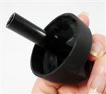 grill parts: Black Gas/Heat Control Knobs - 3pc. - (For Weber Spirit) (image #3)