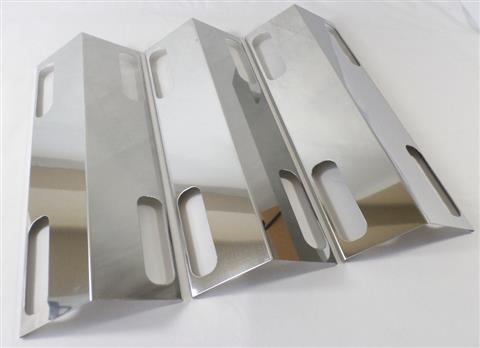 grill parts: Ducane Affinity 3100/3200 "Stainless Steel" Heat Plate Set (3)