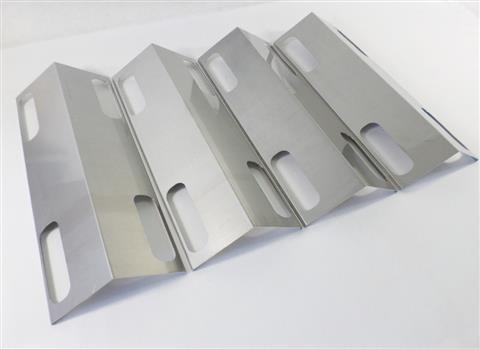 grill parts: Ducane Affinity 4100/4200 "Stainless Steel" Heat Plate Set (4)