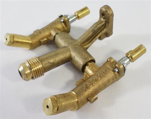 grill parts: Natural Gas (NG) Twin Valve Assembly, "H4X" (Model Years 2012 And Newer) 