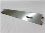 grill parts: Burner Shield - Stainless Steel - (16-1/8in. x 3-5/8in. Tapered) (image #3)