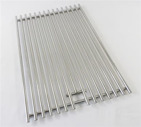 grill parts: 3/8in. Rod Cooking Grate - Solid Stainless Steel - (18-7/8in. x 12-11/16in.)
