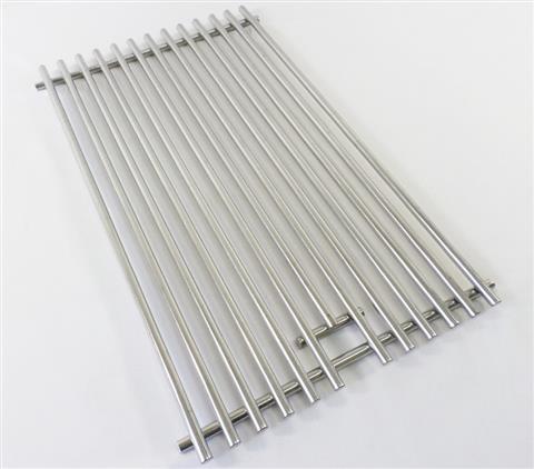 grill parts: 3/8in. Rod Cooking Grate - Solid Stainless Steel - (18-7/8in. x 11-3/4in.)