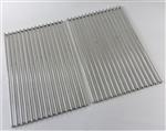 grill parts: Solid Stainless Steel Rod Cooking Grates - 2pc. - (23-3/4in. x 17-1/2in.) (image #1)