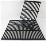 grill parts: 19-1/4" X 36" Three Piece Cast Iron Cooking Grate Set (image #2)