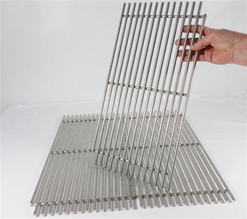 grill parts: 20-1/2" X 31-5/16" Three Piece Stainless Steel Cooking Grate Set NO LONGER AVAILABLE