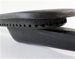 grill parts: 15-1/4" x 3-1/2" Cast Iron "Round Oval" Burner (image #2)