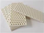 Broilmaster P3X, P3SX & P3XF Grill Parts: 7-1/8" X 3-3/8" Flare Buster Ceramic Tiles, 12 Pack