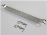 Char-Broil RED Grill Parts: 5-1/2" Flame Carryover Tube With Cotter Pins (Fits 1"Diameter Burner Tube)