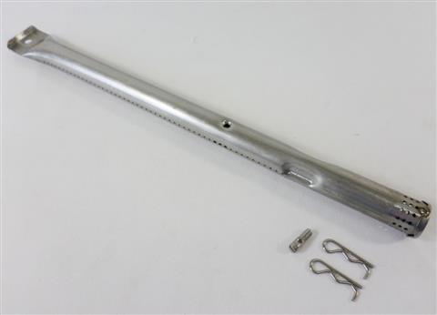 grill parts: 15-7/8" Long X 1" Diameter Tube Burner With Round Mounting Hole And Crossover Stud At Center Of The Tube