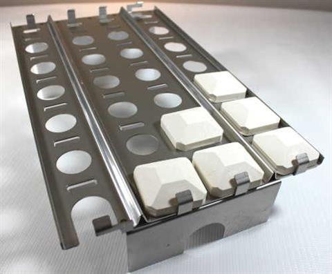 grill parts: 16-3/4" X 9-5/8" Stainless Steel Briquette Holder Tray (Replaces OEM Part WB02X10698)
