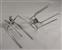 grill parts: Heavy Duty Stainless Steel Rotisserie Spit Rod Forks, "Set of 2" (image #2)