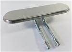 grill parts: 15-1/4" X 4" Stainless Steel Dual Feed Oval Burner Assembly, Phoenix (image #1)